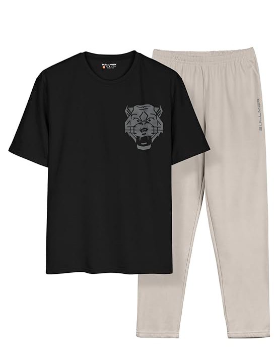 Trendy Clothing Set with Oversized T-Shirt & Pants Co-ords for Men