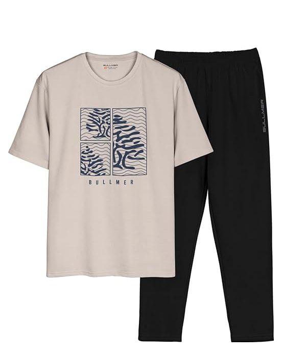 Trendy Clothing Set with Oversized T-Shirt & Pants Co-ords for Men
