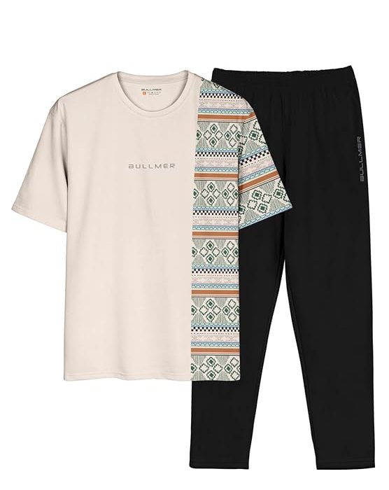 Trendy Clothing Set with Oversized T-Shirt & Pants Co-ords for Men