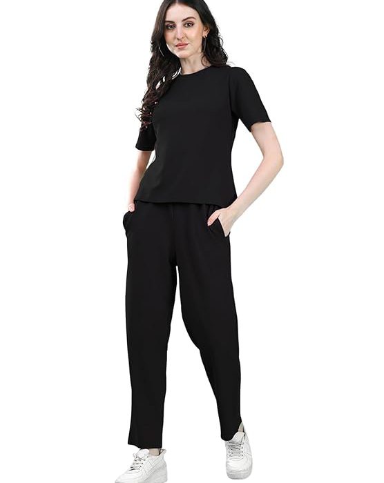 Fashion Stylish Co-ord Set for Women – Trendy Summer Travel Outfit | Lightweight 2 Piece for Holiday Look & Puja | Hangouts | Picnic | Vacation Wear | Ethnic | Lycra Full Sleeve Women Dress