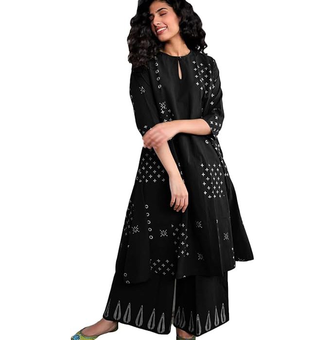 Women's Rayon Viscose Ethnic Co-Ord Set | Kurta Pant Set | Kurta Palazzo Set | Stylish Cotton Suit Set for Women