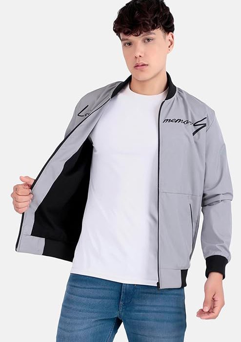 Men's Regular Fit Zip-Up Casual Jacket for MENS || Bomber Jacket for Men || Latest Stylish Jacket For Men ||Men's Regular Fit Zip-Up Casual jacket|| bomber jacket for men