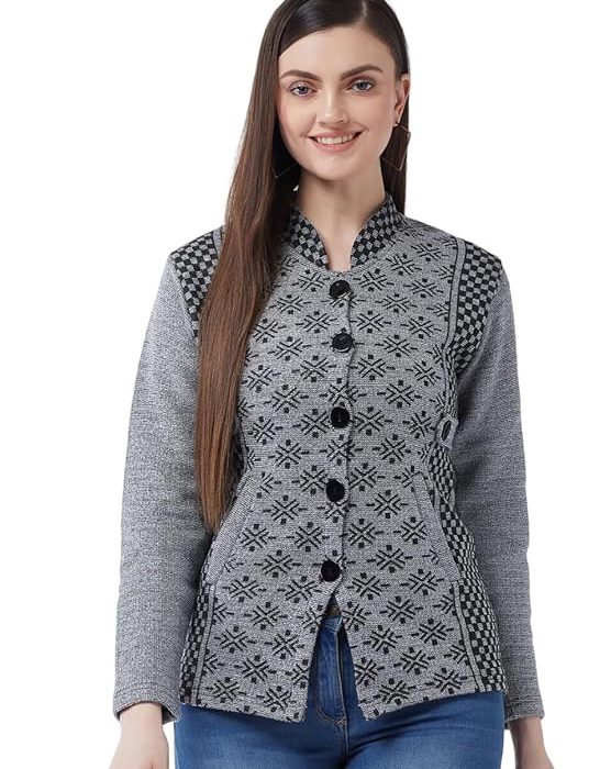 Women's Long Winter Acrylic Blend Sweater