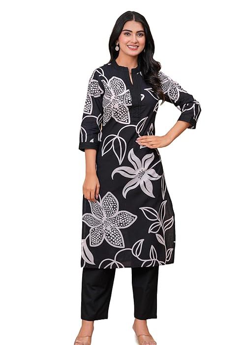 Women's Rayon Viscose Ethnic Co-Ord Set | Kurta Pant Set | Kurta Palazzo Set | Stylish Cotton Suit Set for Women