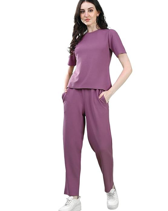 Fashion Stylish Co-ord Set for Women – Trendy Summer Travel Outfit | Lightweight 2 Piece for Holiday Look & Puja | Hangouts | Picnic | Vacation Wear | Ethnic | Lycra Full Sleeve Women Dress