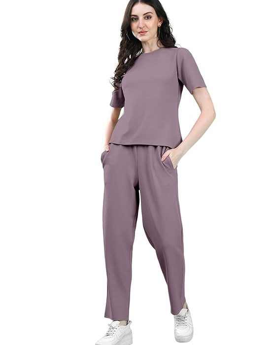 Fashion Stylish Co-ord Set for Women – Trendy Summer Travel Outfit | Lightweight 2 Piece for Holiday Look & Puja | Hangouts | Picnic | Vacation Wear | Ethnic | Lycra Full Sleeve Women Dress