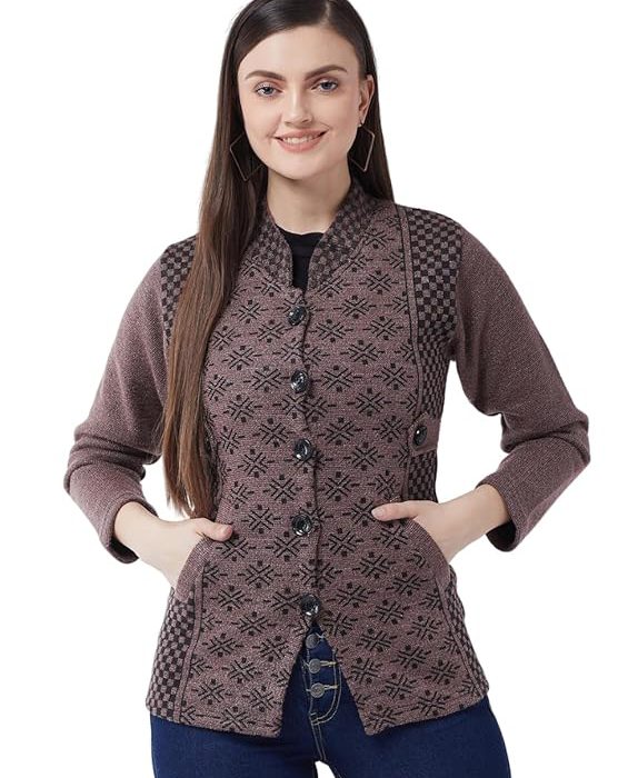 Women's Long Winter Acrylic Blend Sweater