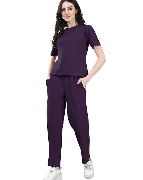 Fashion Stylish Co-ord Set for Women – Trendy Summer Travel Outfit | Lightweight 2 Piece for Holiday Look & Puja | Hangouts | Picnic | Vacation Wear | Ethnic | Lycra Full Sleeve Women Dress