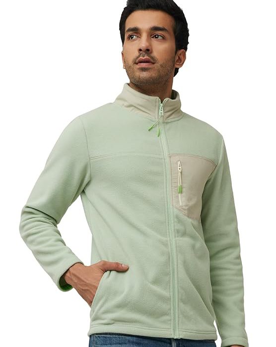 XYXX Men's Alterra Polyester Regular Fit High Neck Winter Fleece Jacket